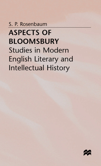 Aspects of Bloomsbury