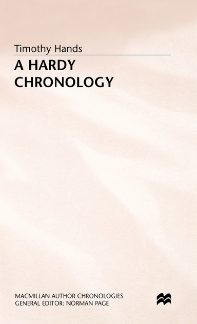 A Hardy Chronology