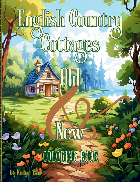 English Country Cottages Old & New Coloring Book English Country Cottages Old & New Coloring Book
