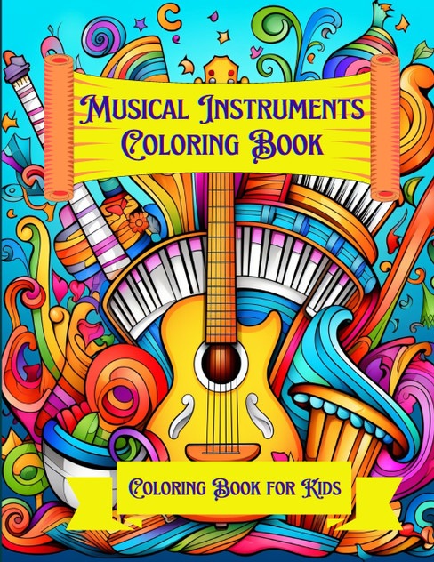 Musical Instruments Coloring Book Musical Instruments Coloring Book