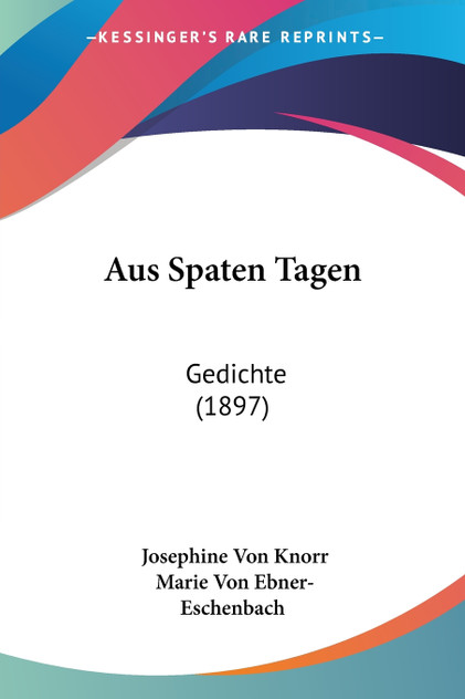 Aus Spaten Tagen Aus Spaten Tagen