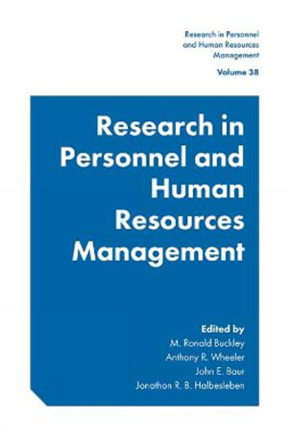 Research in Personnel and Human Resources Management Research in Personnel and Human Resources Management