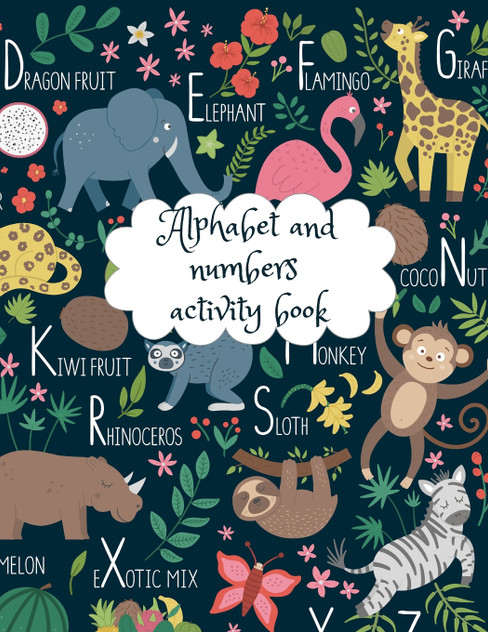 Alphabet and numbers activity book Alphabet and numbers activity book