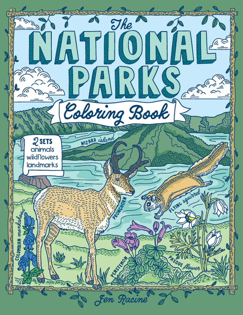 The National Parks Coloring Book The National Parks Coloring Book