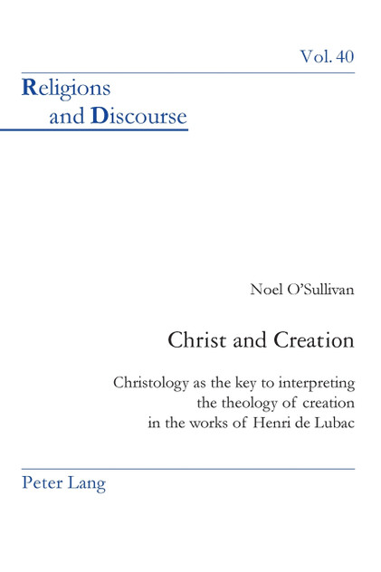 Christ and Creation Christ and Creation