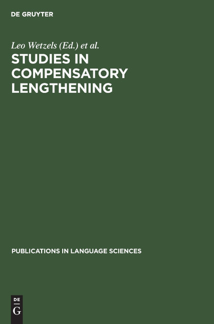 Studies in Compensatory Lengthening Studies in Compensatory Lengthening