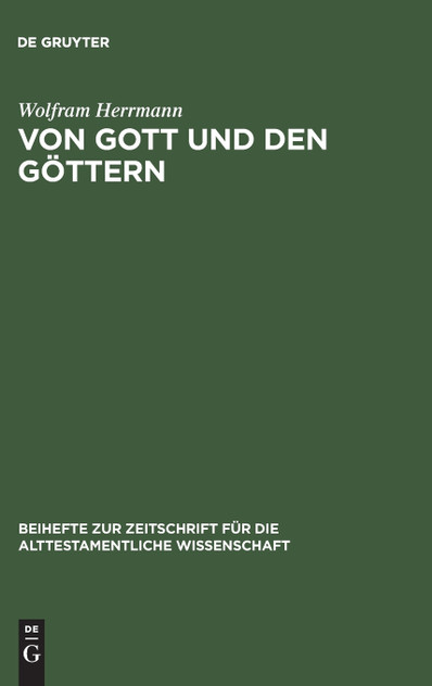 Von Gott und den Göttern Von Gott und den Göttern