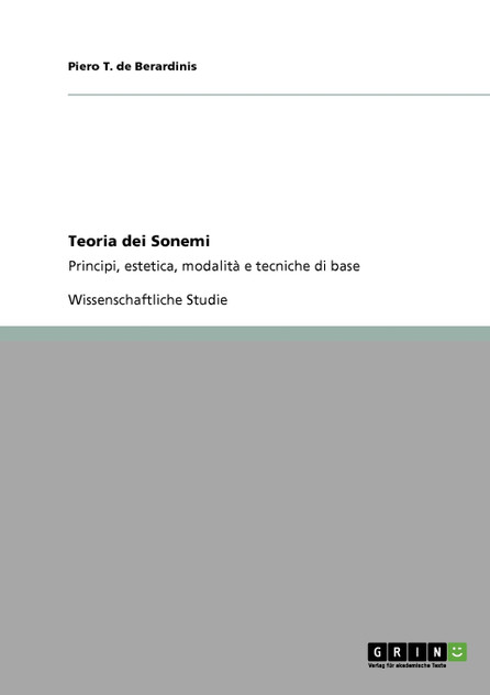 Teoria dei Sonemi Teoria dei Sonemi