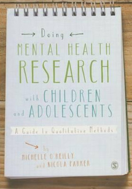 Doing Mental Health Research with Children and Adolescents Doing Mental Health Research with Children and Adolescents