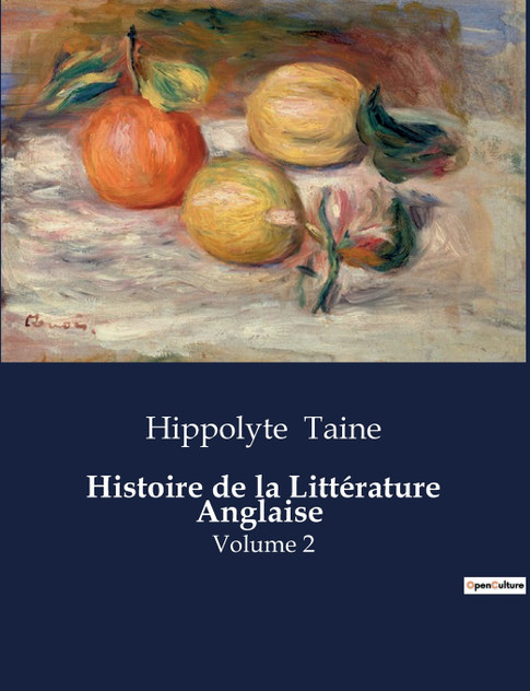 Histoire de la Littérature Anglaise Histoire de la Littérature Anglaise