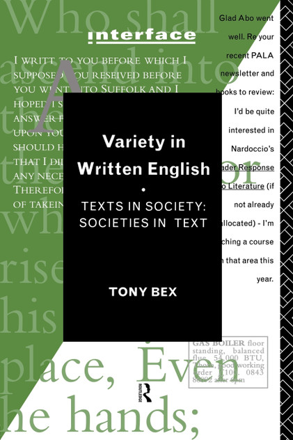 Variety in Written English Variety in Written English
