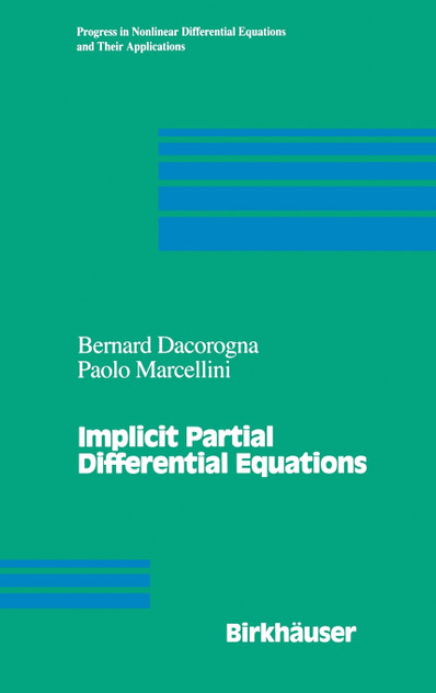 Implicit Partial Differential Equations