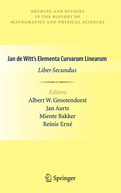 Jan de Witt's Elementa Curvarum Linearum