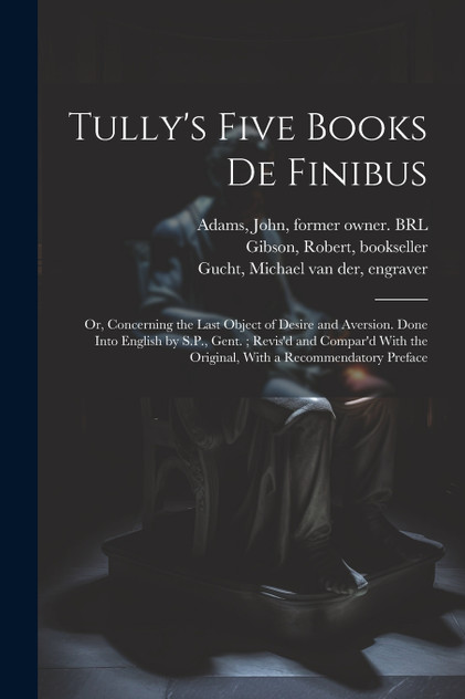 Tully's Five Books de Finibus Tully's Five Books de Finibus