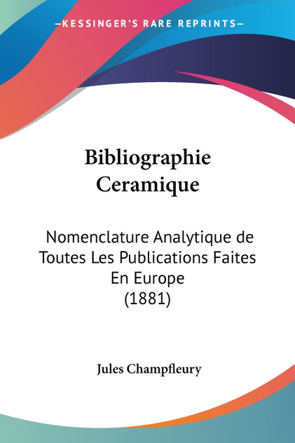Bibliographie Ceramique Bibliographie Ceramique