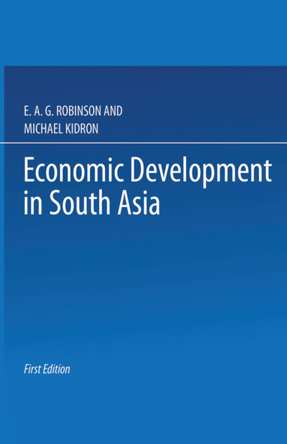Economic Development in South Asia Economic Development in South Asia