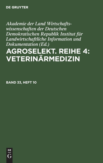Agroselekt. Reihe 4 Agroselekt. Reihe 4