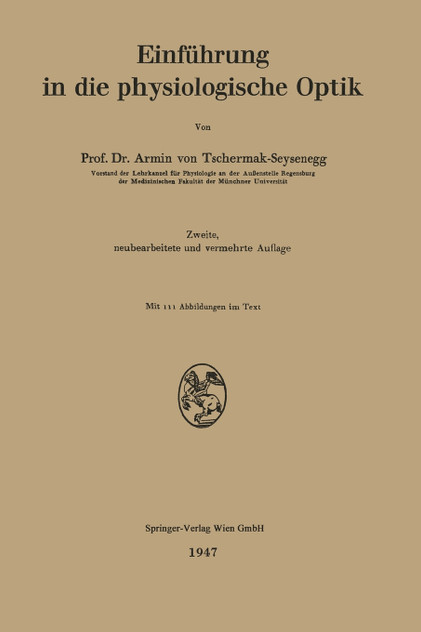 Einfuhrung in Die Physiologische Optik
