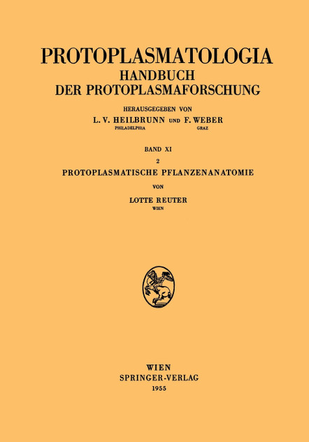 Protoplasmatische Pflanzenanatomie