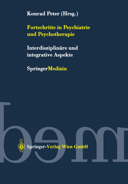 Fortschritte in Psychiatrie Und Psychotherapie Fortschritte in Psychiatrie Und Psychotherapie