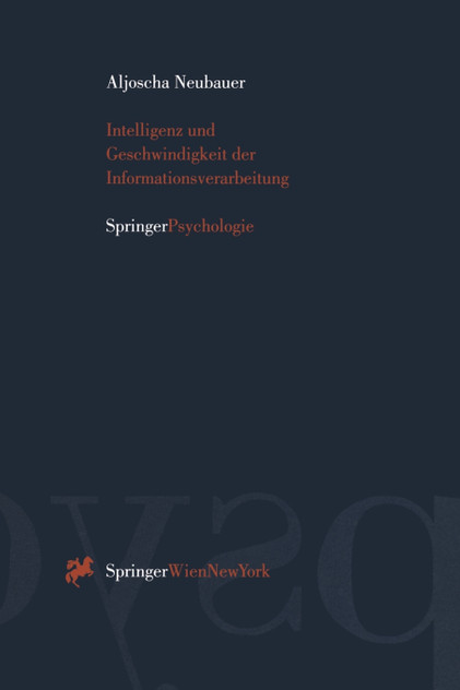 Intelligenz Und Geschwindigkeit Der Informationsverarbeitung