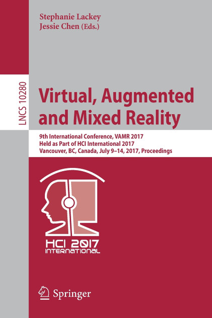 Virtual, Augmented and Mixed Reality Virtual, Augmented and Mixed Reality