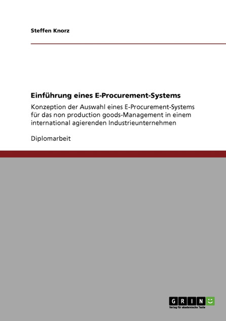 Einführung eines E-Procurement-Systems