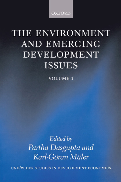 The Environment and Emerging Development Issues The Environment and Emerging Development Issues