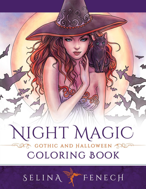 Night Magic - Gothic and Halloween Coloring Book Night Magic - Gothic and Halloween Coloring Book