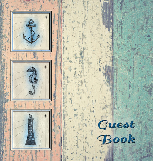 NAUTICAL GUEST BOOK (Hardcover), Visitors Book, Guest Comments Book, Vacation Home Guest Book, Beach House Guest Book, Visitor Comments Book, Seaside Retreat Guest Book NAUTICAL GUEST BOOK (Hardcover), Visitors Book, Guest Comments Book, Vacation Home Guest Book, Beach House Guest Book, Visitor Comments Book, Seaside Retreat Guest Book