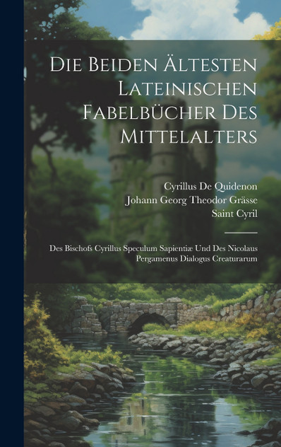 Die Beiden Ältesten Lateinischen Fabelbücher Des Mittelalters Die Beiden Ältesten Lateinischen Fabelbücher Des Mittelalters