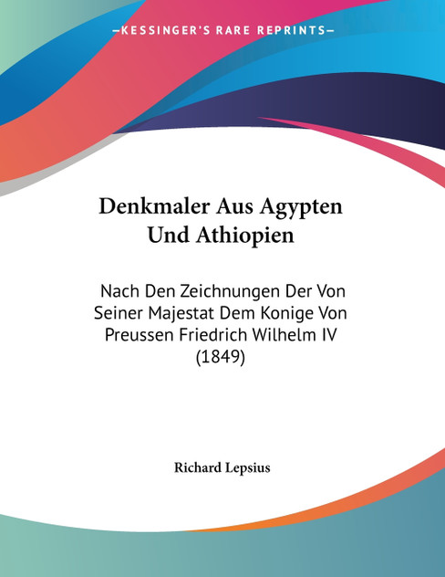Denkmaler Aus Agypten Und Athiopien