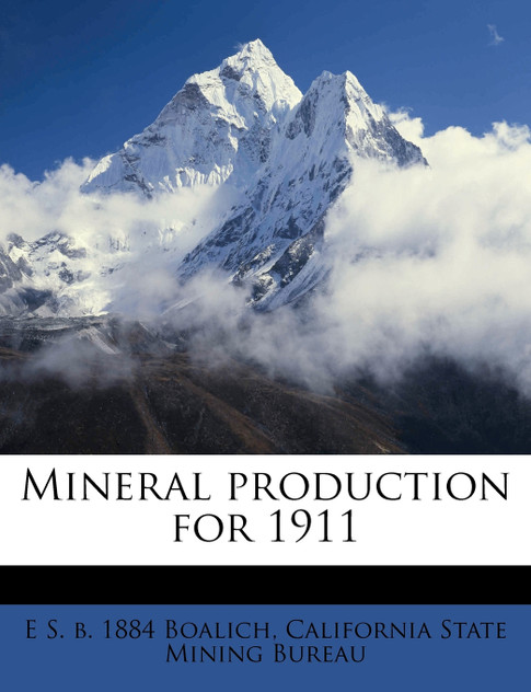Mineral production for 1911 Volume no.64