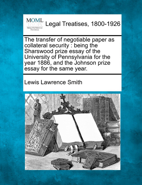 The transfer of negotiable paper as collateral security