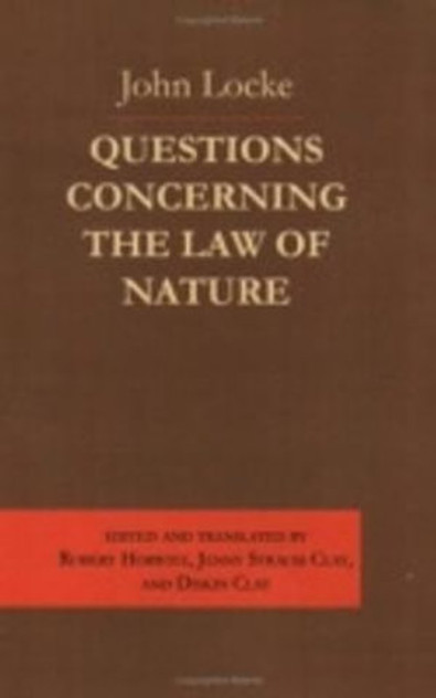Questions Concerning the Law of Nature Questions Concerning the Law of Nature