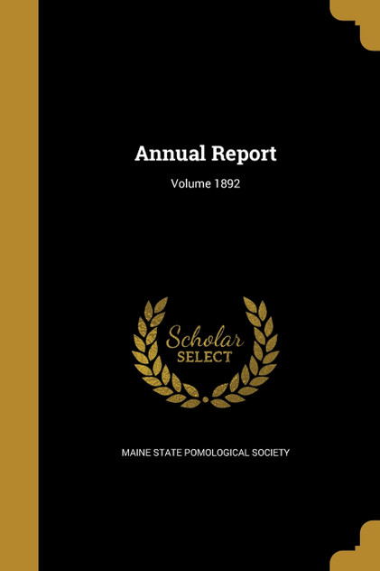 Annual Report; Volume 1892