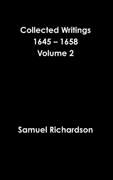 Collected Writings 1645 - 1658 Volume 2