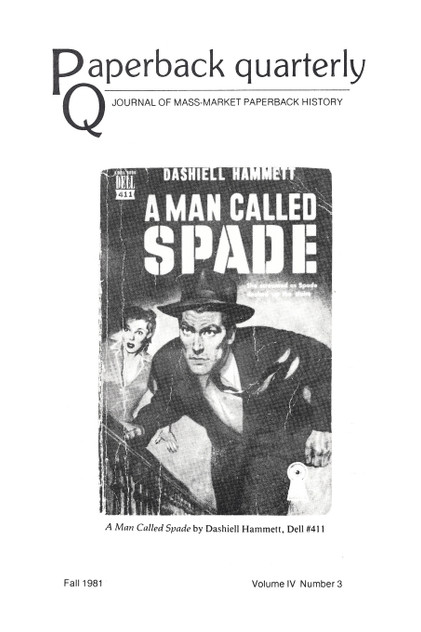 Paperback Quarterly (Vol. 4 No. 3) Fall 1981 Paperback Quarterly (Vol. 4 No. 3) Fall 1981