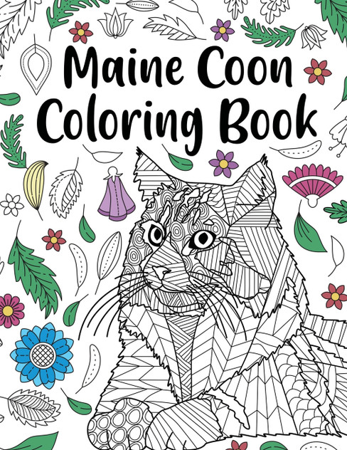 Maine Coon Coloring Book Maine Coon Coloring Book