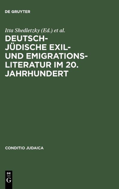 Deutsch-jüdische Exil- und Emigrationsliteratur im 20. Jahrhundert Deutsch-jüdische Exil- und Emigrationsliteratur im 20. Jahrhundert