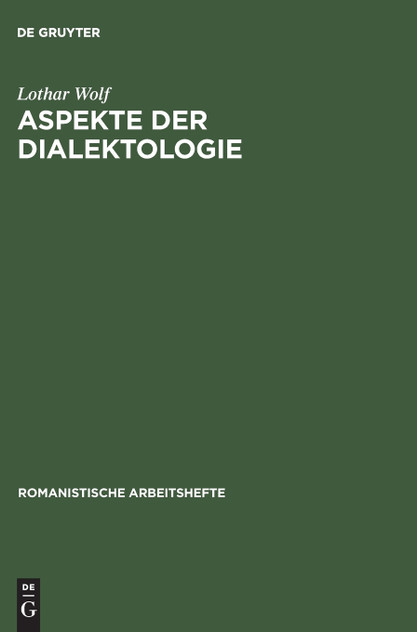 Aspekte der Dialektologie