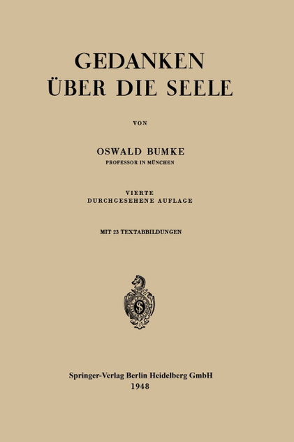 Gedanken über die Seele Gedanken über die Seele
