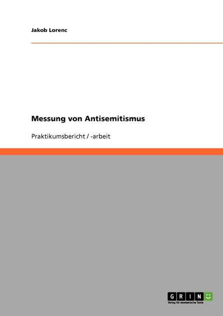 Messung von Antisemitismus