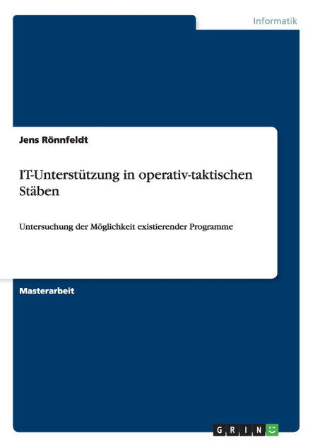 IT-Unterstützung in operativ-taktischen Stäben