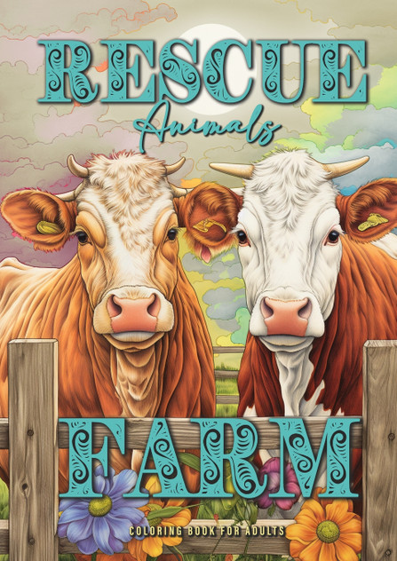 Rescue Animals Farm Coloring Book for Adults Rescue Animals Farm Coloring Book for Adults