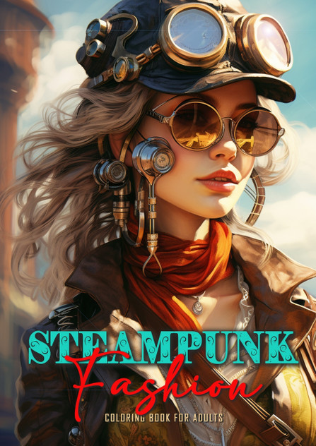 Steampunk Fashion Coloring Book for Adults Steampunk Fashion Coloring Book for Adults
