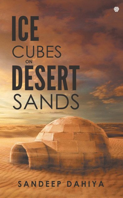 Ice Cubes On Desert Sand Ice Cubes On Desert Sand