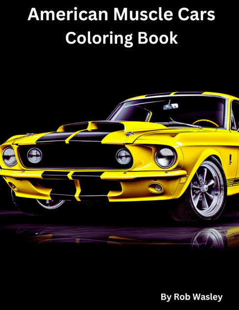 American Muscle Car Coloring Book American Muscle Car Coloring Book