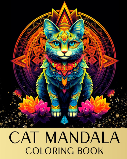 Cat Mandala Coloring Book Cat Mandala Coloring Book
