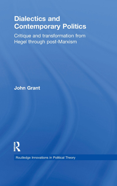 Dialectics and Contemporary Politics Dialectics and Contemporary Politics